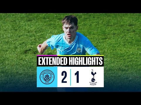 HIGHLIGHTS! LATE WRIGHT STUNNER SENDS CITY TO SEMI-FINALS | MAN CITY 2-1 TOTTENHAM | FA YOUTH CUP