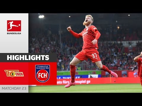 Beste Scores In Berlin | Union Berlin - 1. FC Heidenheim 2-2 | Highlights | Matchday 23 – BuLi 23/24