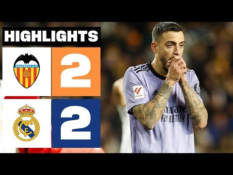 VALENCIA CF 2 - 2 REAL MADRID | RESUMEN LALIGA EA SPORTS