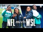 NFL meets the WSL! | MACARIO tours Cobham with the NY Jets! | Chelsea Women 23/24