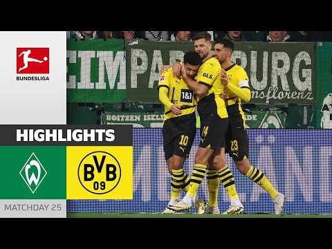 Returning player Sancho with his first goal! | SVW - BVB 1-2 | Highlights | MD 25 – BL 23/24