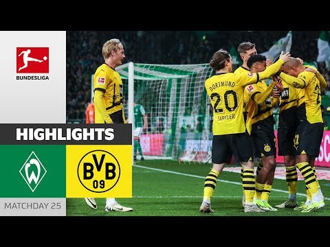 Victory through dream goals despite being outnumbered! | SVW - BVB 1-2 | Highlights | MD 25–BL 23/24