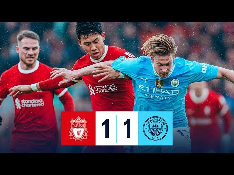 HIGHLIGHTS! FINAL GUARDIOLA V KLOPP PREMIER LEAGUE BATTLE ENDS IN DRAW | Liverpool 1-1 Man City