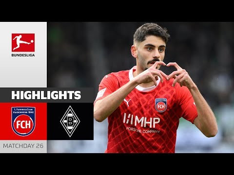 FC Heidenheim - Borussia M'gladbach 1-1 | Highlights | Matchday 26 - Bundesliga 2023/24