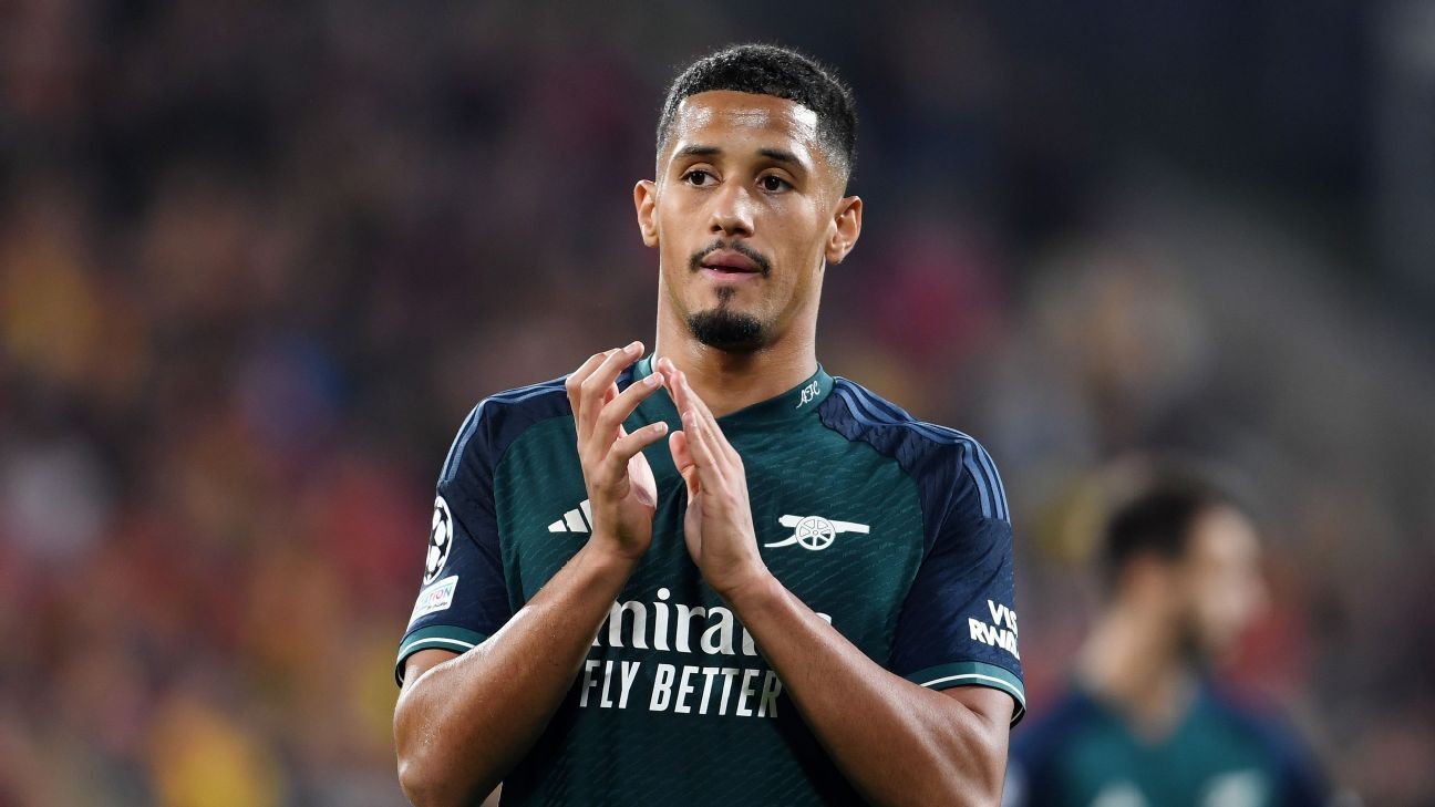 Deschamps: Saliba not ready to be France starter