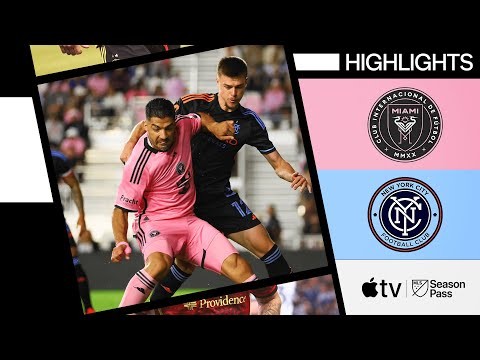 Inter Miami CF vs. New York City FC | Luis Suárez Scores Again! | Full Match Highlights