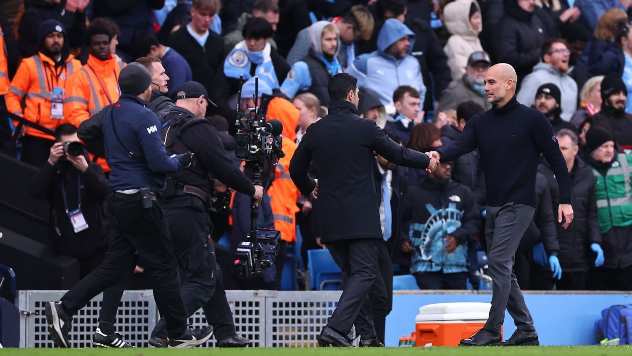 Pep admits title no longer 'in Man City's hands'