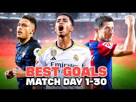 ¡30 GOLAZOS en 30 JORNADAS! | Lamine Yamal, Vinicius Jr, Jesús Areso...