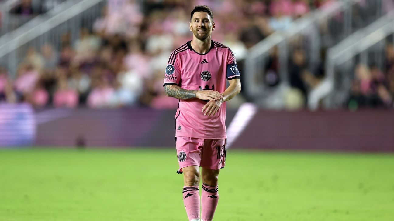 Messi out for Miami's CCC 1st leg with Monterrey
