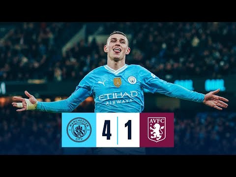 HIGHLIGHTS! FODEN FIRES BRILLIANT HAT-TRICK AS CITY POWER PAST VILLA | Man City 4-1 Aston Villa