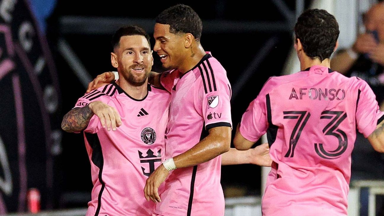 Messi scores 12 minutes into return for Miami