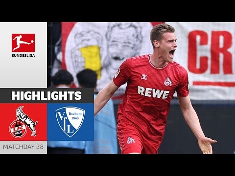 90 Seconds!! Köln Turns Game Around! | 1. FC Köln - VfL Bochum 2-1 | Highlights | Matchday 28 – BULI
