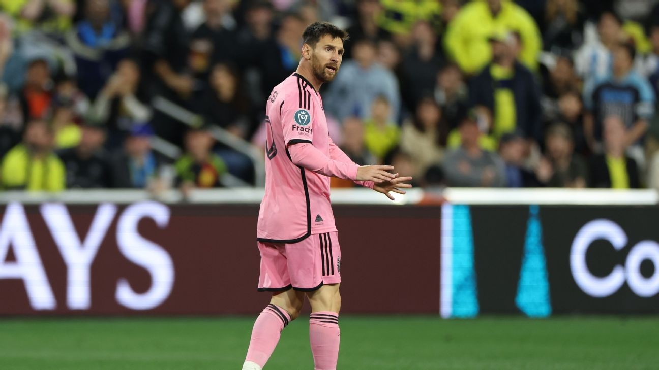 Messi gets first start for Miami since March 13