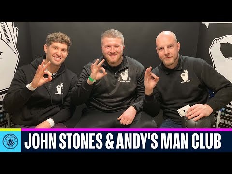 JOHN STONES DISCUSSES MENTAL HEALTH WITH CHARITY ANDY'S MAN CLUB