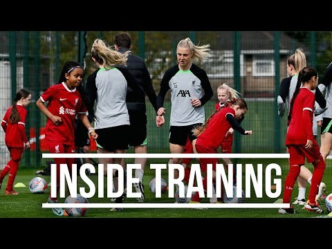 Liverpool FC Women Joined by Under-9s Squad! | Inside Training