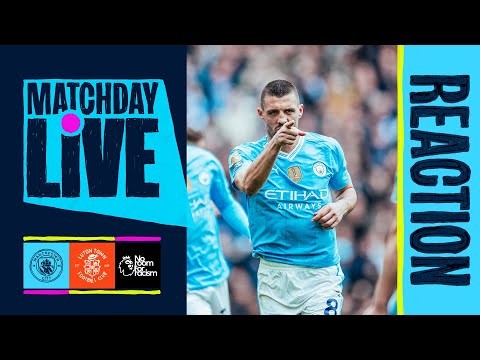 FIVE STAR CITY GO TOP OF THE PREMIER LEAGUE! | MATCHDAY LIVE! | MAN CITY 5-1 LUTON