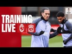 Live Training: Atalanta vs Liverpool | UEFA Europa League