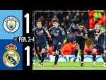 Manchester City (3) 1-1 (4) Real Madrid | HIGHLIGHTS | Champions League