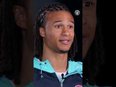 AKE & LEWIS play Man City Who Am I! #mancity #ricolewis #nathanake #shorts