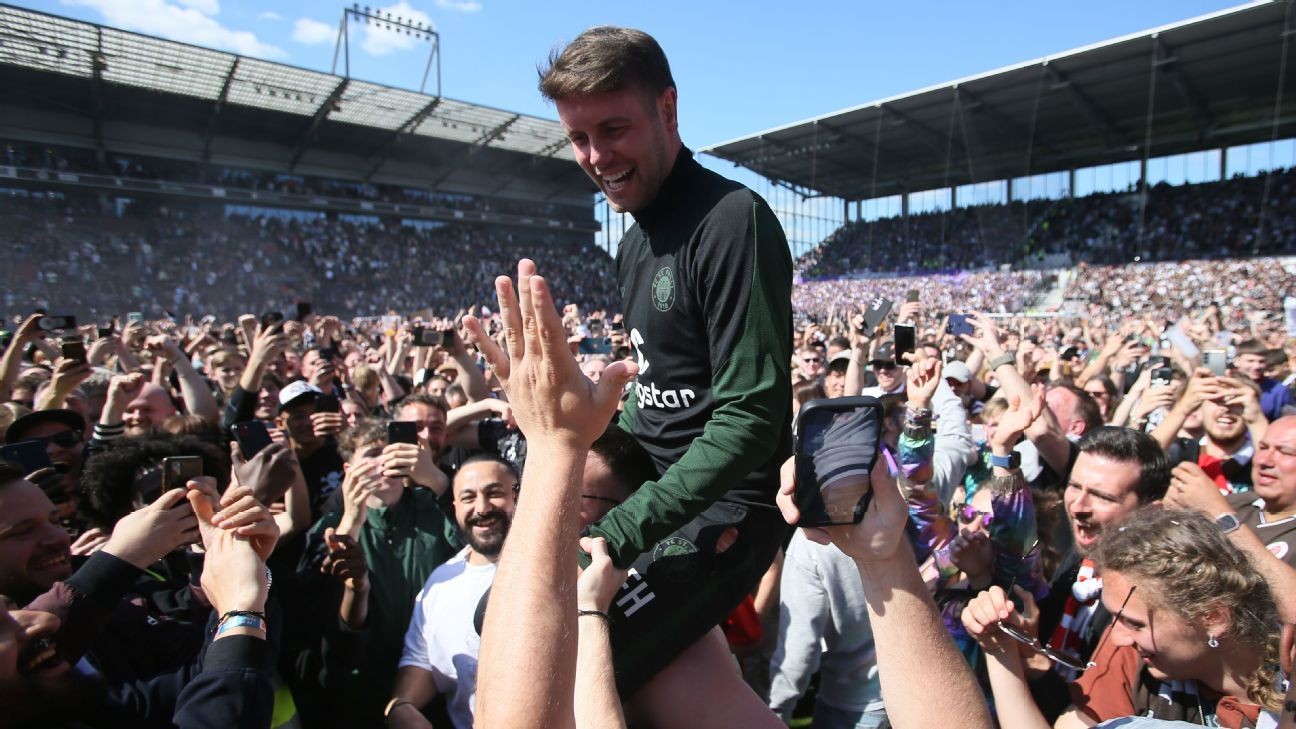 St. Pauli earn Bundesliga promotion after 13 years