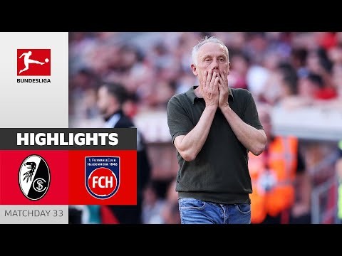 Streich's Farewell Match Ends In Draw | SC Freiburg - 1. FC Heidenheim 1-1 | Highlights | MD 33 – BL