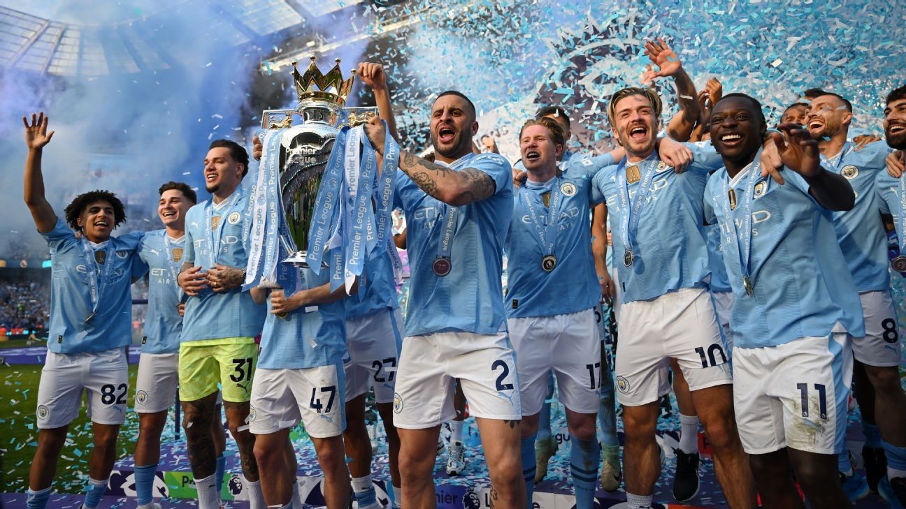 Man City take greatness to new heights with fourth straight Premier League title