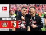 Leverkusen Finishes Perfect Season | Bayer 04 Leverkusen - Augsburg | Highlights | MD 34 Bundesliga