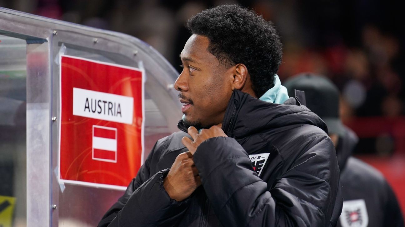 Alaba named Austria's non-playing Euros captain