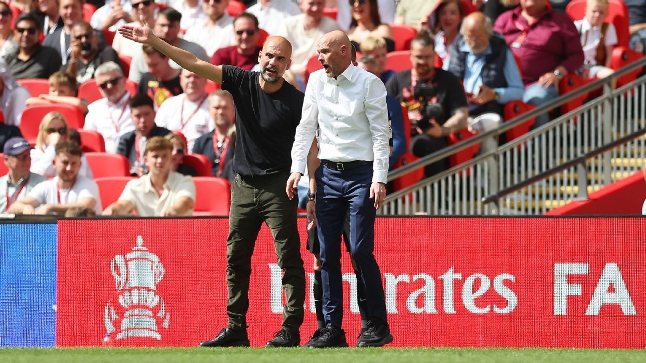 Pep: Ten Hag in trouble if Utd lose FA Cup final