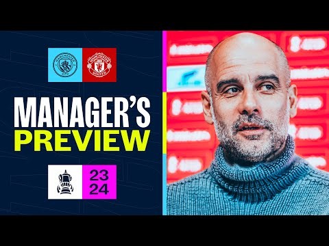 PRESS CONFERENCE: GUARDIOLA SAYS PLAYERS SO FOCUSED | FA Cup Final | Man City V Manchester United