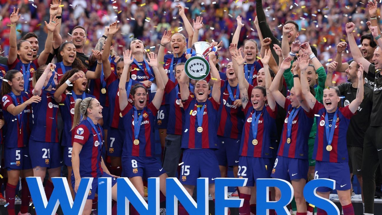 BarÃ§elona defend Champions League title, banish Lyon demons