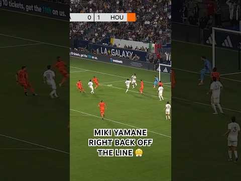 John McCarthy and Miki Yamane HUGE Goal Line Stand For @lagalaxy