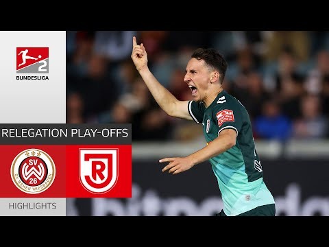 Regensburg Wins Promotion To The Second Division! | Wiesbaden - Regensburg | Highlights | Relegation