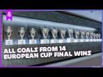 THIS is HOW Real Madrid won 14 EUROPEAN CUPS | ALL GOALS