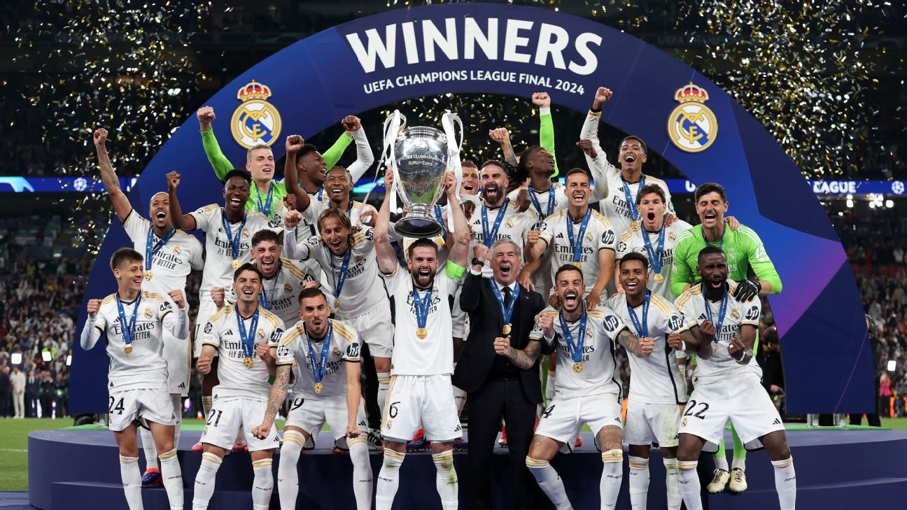 VinÃ­cius Jr. clinches Real Madrid's 15th Champions League title