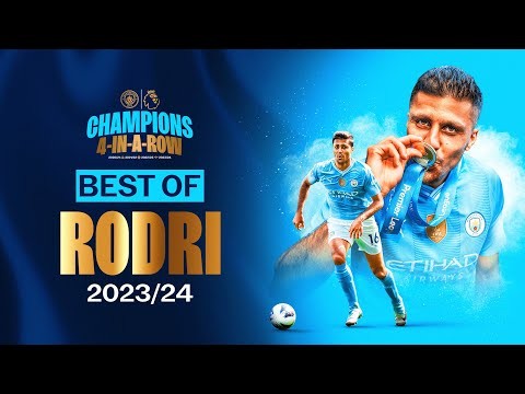 BEST OF RODRI 2023/24 | Fantastic goals, assists, tackles & interceptions...