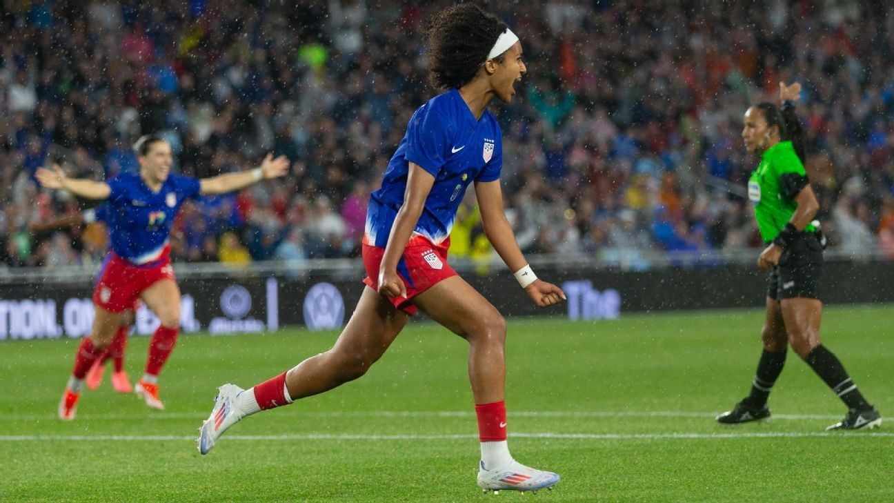 Yohannes, 16, scores minutes into USWNT debut