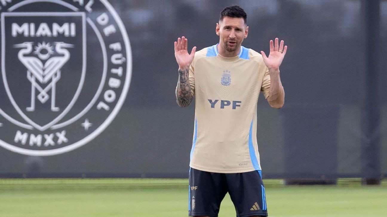 Messi's minutes to be managed in pre-Copa games