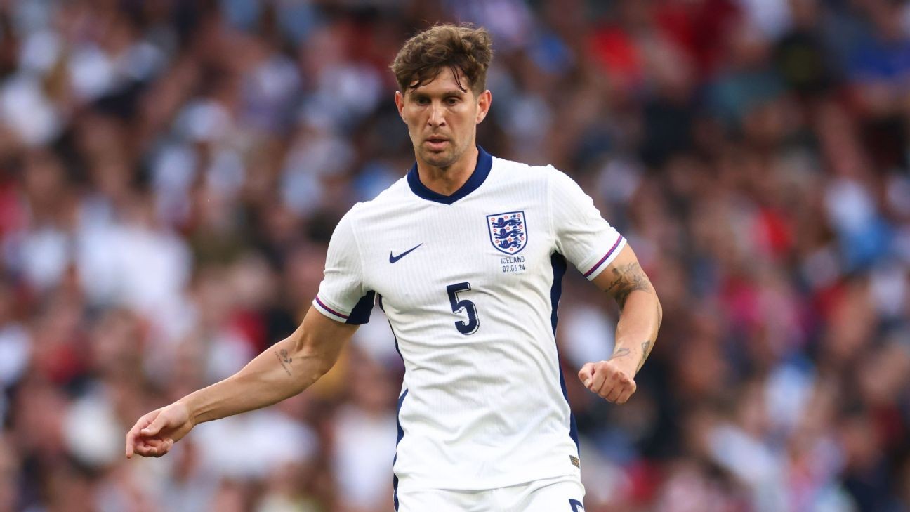 England's Stones misses training with illness