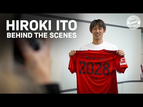 Hiroki Ito's First Day at FC Bayern | Behind The Scenes