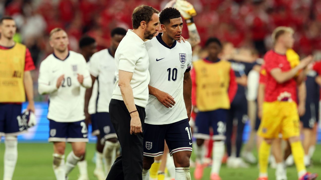 Gareth Southgate's midfield experiment fails as England labor vs. Denmark