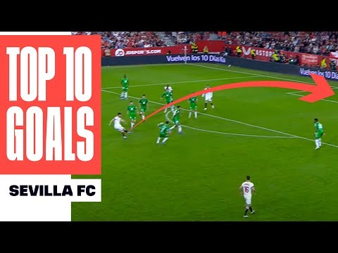 ¡Los 10 MEJORES GOLES del SEVILLA FC en LALIGA EA SPORTS 2023/24!