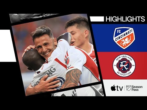 FC Cincinnati vs. New England Revolution | Signature win! | Full Match Highlights | June 22, 2024