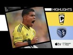 Columbus Crew vs. Sporting Kansas City | Cucho Hat Trick | Full Match Highlights | June 22, 2024