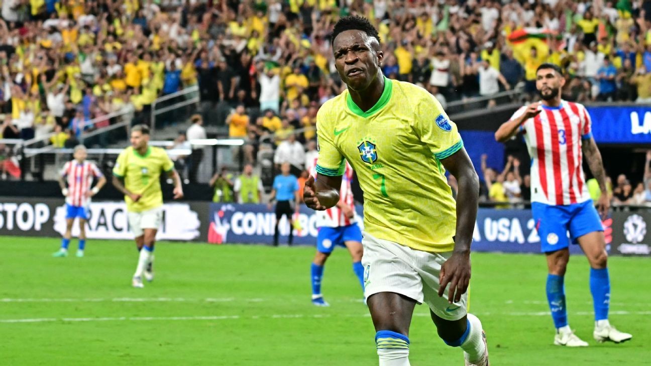 VinÃ­cius Jr. puts in best-ever Brazil performance in crucial win over Paraguay