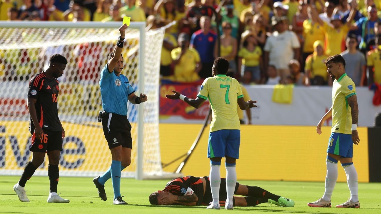 Brazil show fight against Colombia, but will that cost them later in the Copa?