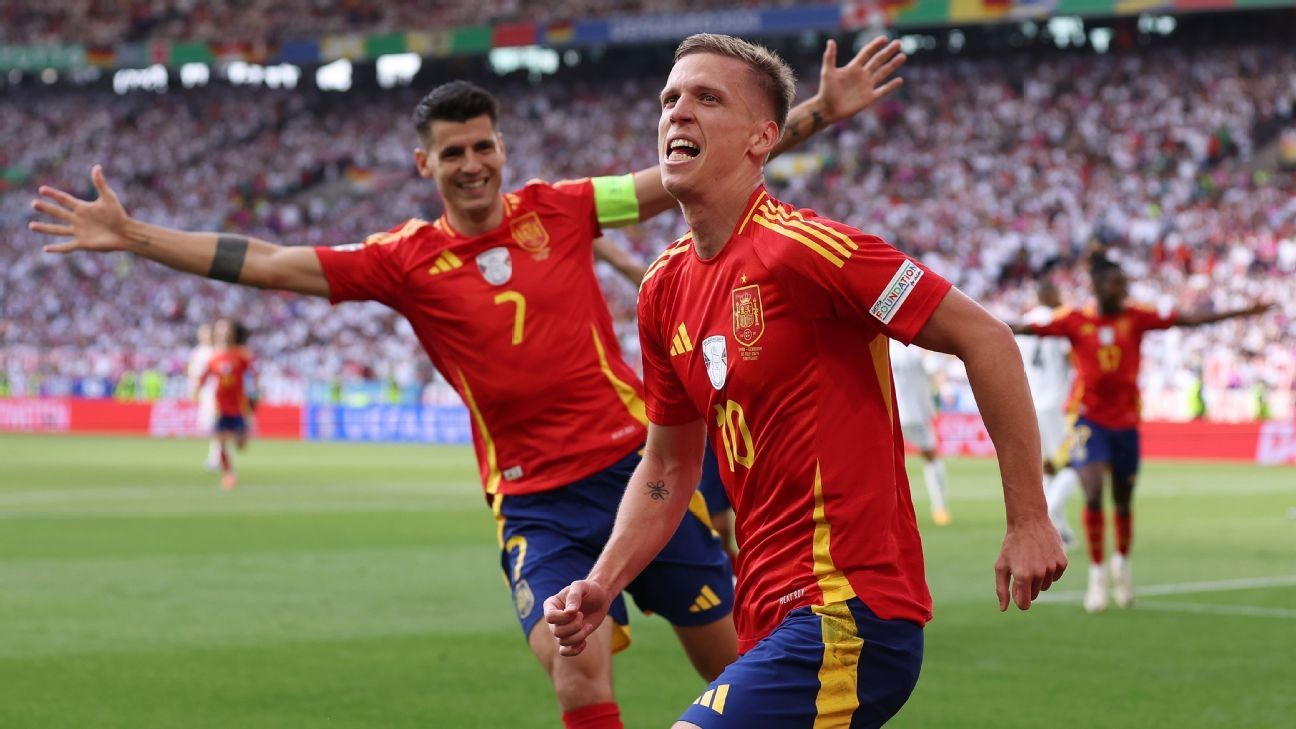 Euro 2024 Daily: Olmo inspires Spain to oust Germany