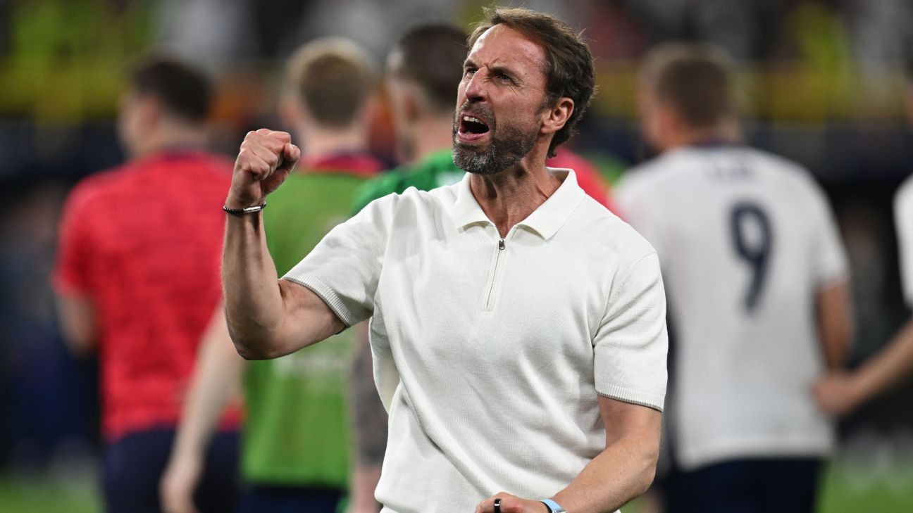 Southgate: Euro final my best England achievement