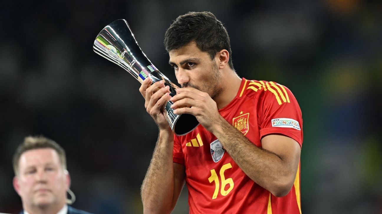 Rodri: Spain deserves Ballon d'Or after Euro title