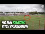 Relaxing sound of preparing a football pitch | 46 minutes at Säbener Straße